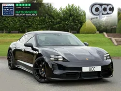 Jet black metallic Used 2023 Porsche Taycan GTS Performance Package Sedan | £69,950