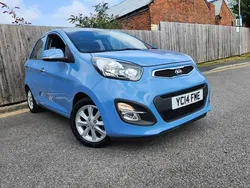 Blue Used 2014 Kia Picanto 2 Hatchback | £7,995 (Fair price)