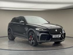 Santorini black Used 2021 Jaguar F-Pace SVR SUV | £42,000 (Expensive)