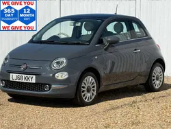 Grey Used 2018 Fiat 500 Lounge Hatchback | £8,499 (A bit pricey)
