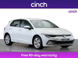 White Used 2022 VW Golf VIII Life Hatchback | £17,849 (Fair price)