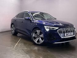 Blue Used 2021 Audi e-tron S-Line SUV | £23,399 (Fair price)