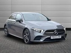 Grey Used 2022 Mercedes A180 AMG Line Premium Hatchback | £20,990 (Fair price)