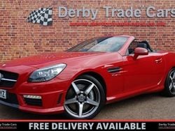 Red Used 2013 Mercedes SLK55 AMG AMG Cabriolet | £19,990