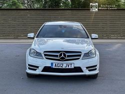 White Used 2012 Mercedes C180 AMG Coupe | £7,495 (Fair price)