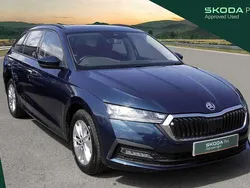 Petrol blue metallic Used 2022 Skoda Octavia SE Estate | £16,895 (Good price)