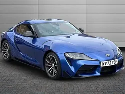 Dawn blue Used 2023 Toyota Supra Coupe | £39,495 (Fair price)