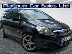 Black Used 2009 Vauxhall Zafira SRi MPV | £3,995