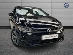Black Used 2024 VW Polo R-line Hatchback | £21,779 (Fair price)