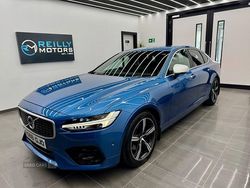 Blue Used 2017 Volvo S90 R-Design Sedan | £11,250 (Fair price)