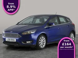 Blue Used 2018 Ford Focus Titanium Hatchback | £10,135 (Good price)