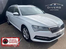 White Used 2020 Skoda Superb SE Technology Estate | £13,695 (Fair price)
