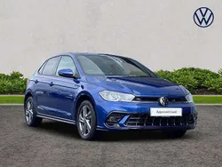 Blue Used 2022 VW Polo R-line Hatchback | £17,990 (Fair price)