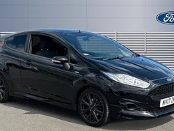 Black Used 2017 Ford Fiesta ST-Line Hatchback | £6,702 (Fair price)