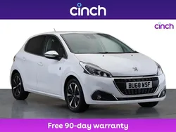 White Used 2018 Peugeot 208 Hatchback | £8,349 (A bit pricey)