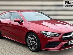 Metallicpassion red Used 2020 Mercedes CLA220 AMG line Sedan | £19,493 (Good price)
