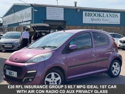 Purple Used 2012 Peugeot 107 Allure Hatchback | £2,795 (Expensive)