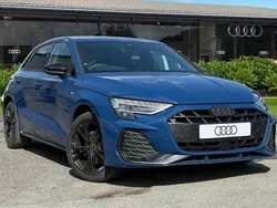 Blue New 2025 Audi A3 Sportback e-tron Black Edition Sedan | £33,980 (Fair price)