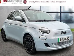 Blue Used 2021 Fiat 500e La Prima Hatchback | £14,495 (Fair price)