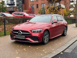 Red Used 2023 Mercedes C300e AMG Line Premium Plus Estate | £24,491