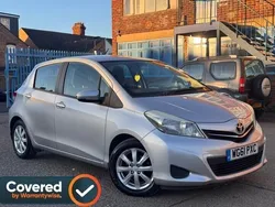 Silver Used 2012 Toyota Yaris Hatchback | £4,389 (Fair price)
