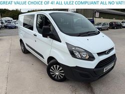 White Used 2017 Ford Transit Custom Van | £8,445 (A bit pricey)