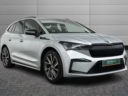 Silver Used 2022 Skoda Enyaq iV SportLine SUV | £22,400 (Fair price)