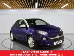 Blue Used 2013 Vauxhall Adam Glam Hatchback | £5,699 (Fair price)