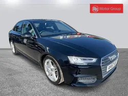 Black Used 2017 Audi A4 S-Line Sedan | £9,639 (Fair price)