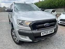 Silver Used 2019 Ford Ranger Wildtrack Pickup | £12,995 (Fair price)