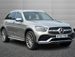 Mojave silver Used 2022 Mercedes GLC300 AMG Line Premium Estate | £35,333 (Good price)