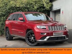Deep cherry red crystal pearlcoat Used 2015 Jeep Grand Cherokee Summit SUV | £13,995 (Fair price)