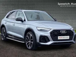 Silver Used 2021 Audi Q5 Advanced SUV | £41,037 (Expensive)