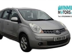 Silver Used 2008 Nissan Note Acenta MPV | £1,895 (Fair price)