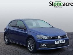 Blue Used 2019 VW Polo R-line Hatchback | £14,132 (Fair price)