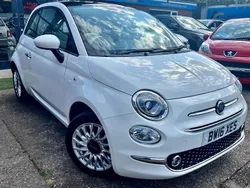 White Used 2016 Fiat 500 Lounge Hatchback | £5,480 (Fair price)