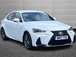F sport white Used 2017 Lexus IS300h Sport Line Sedan | £18,261 (A bit pricey)