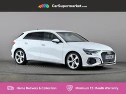 White Used 2021 Audi A3 S-Line Hatchback | £18,697 (Good price)