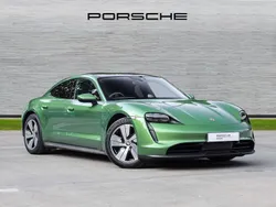 Mamba green metallic Used 2022 Porsche Taycan 4S Sedan | £54,500