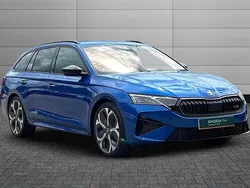 Race blue New 2025 Skoda Octavia vRS Estate | £37,900