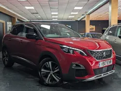 Red Used 2017 Peugeot 3008 GT-line Hatchback | £8,990 (Fair price)