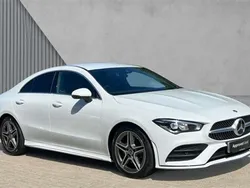 White Used 2022 Mercedes CLA220 AMG line Sedan | £23,055 (Fair price)