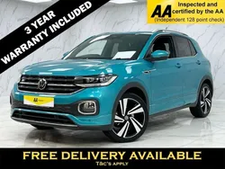 Blue Used 2021 VW T-Cross R-line SUV | £18,245 (Fair price)