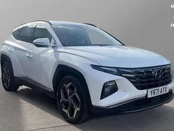 White Used 2021 Hyundai Tucson Premium SUV | £19,548 (Fair price)