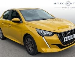 Yellow Used 2020 Peugeot 208 Active Hatchback | £11,696 (Fair price)