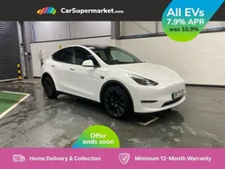 White Used 2022 Tesla Model Y Long Range SUV | £25,897 (Fair price)