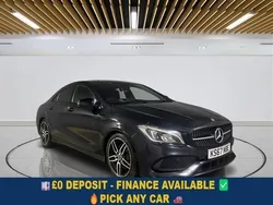 Black Used 2018 Mercedes CLA220 AMG line Sedan | £12,349 (Good price)