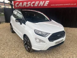 White Used 2018 Ford Ecosport ST-Line SUV | £8,999 (Good price)