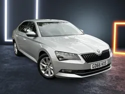 Silver Used 2016 Skoda Superb SE Hatchback | £9,200 (A bit pricey)