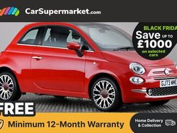 Red Used 2022 Fiat 500 Red Hatchback | £10,697